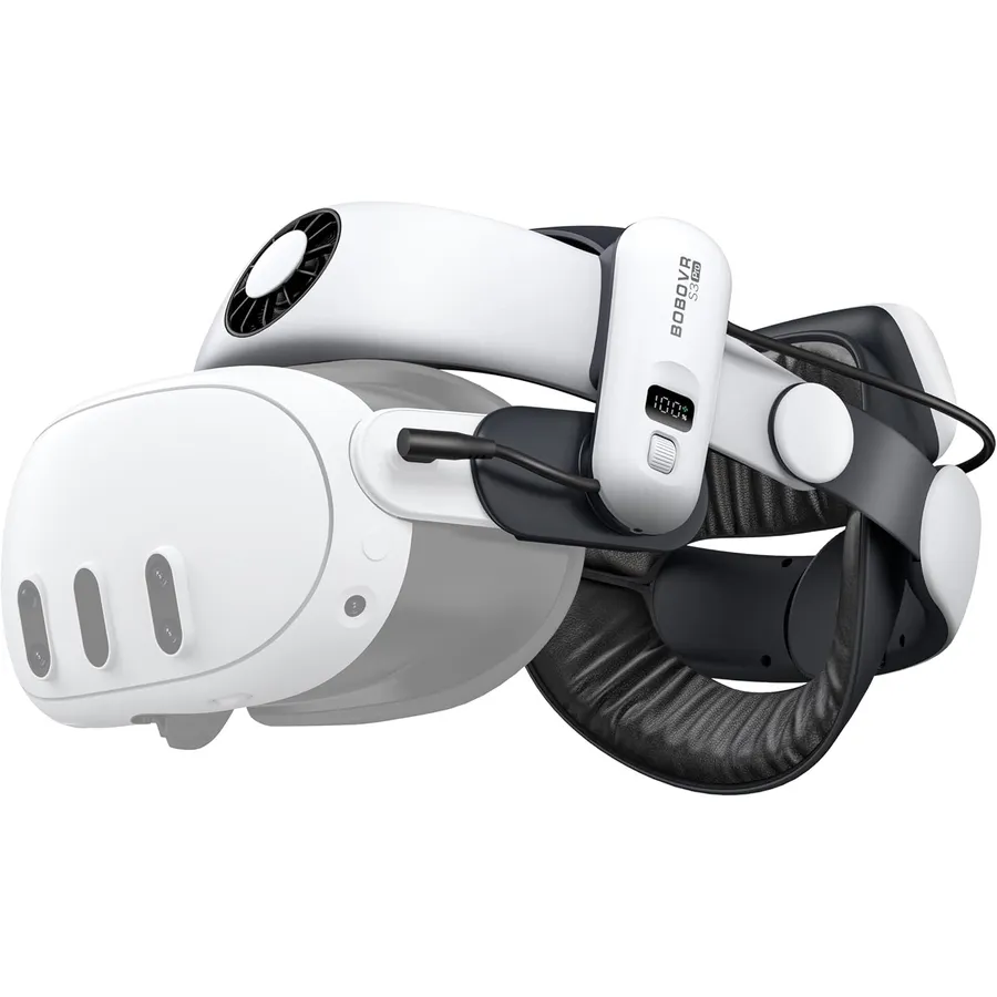 BOBOVR S3 Pro - Correa con batería B100 y ventilación para Meta Quest 3