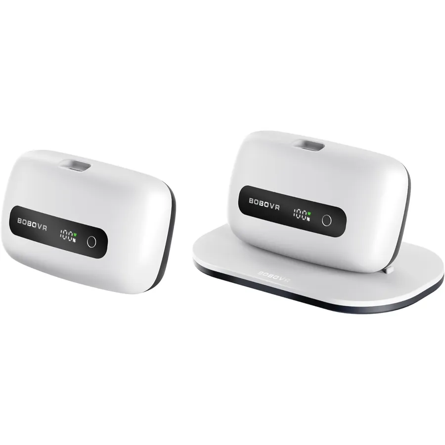 BOBOVR BM60 - Kit con 2 batterie magnetiche e base di ricarica per M3 e M3 Pro+